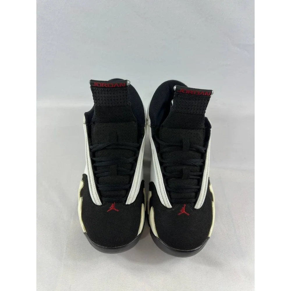 Nike Air Jordan 14 Retro 'Black Toe' 2014 487471-102 Men's Size 8